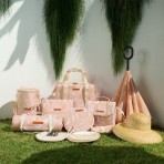 Picnic Round Plate Set |  Trailing Natives Tan